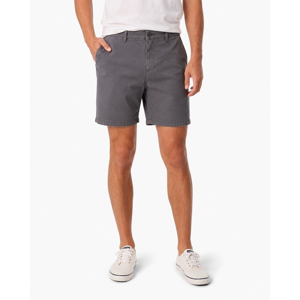 NWOT Sperry Men's Flex Cotton Vintage Wash Chino Shorts Gray Size 40